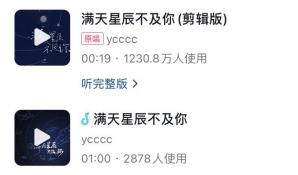 《天赐的声音频频现身抖音音乐人，ycccc用实力征服舞台？(图7)