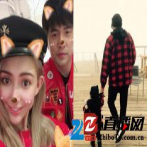 昆凌在网上晒出 周杰伦与女儿滑冰