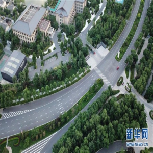 河北石家庄：山前大道描绘“百里画卷”