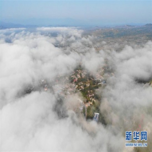 河北临城：雨后初霁 太行如画