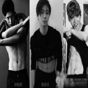 陈奕天举手投足间都散发着迷人魅力 陈奕天鹿晗腹肌真性感