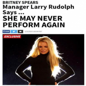 布兰妮深受监护权及精神困扰 或将永不再驻唱表演