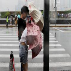 台风“温比亚”在上海登陆