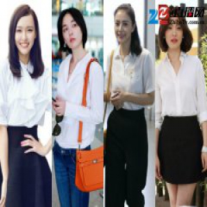 唐嫣吕佳容宋慧乔高圆圆 穿白衬衣最有范儿的女星