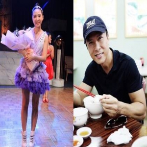 基因强大！甄子丹女儿近照曝光 肤白腿长颜值高(图)