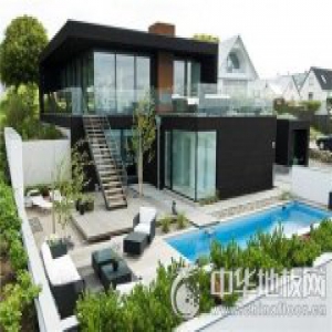 海边别墅的木地板 温润又舒适