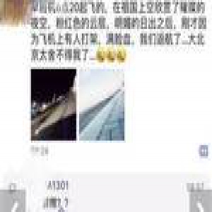 “你坐过飞机吗？” 两国航乘客因口角打架飞机返航