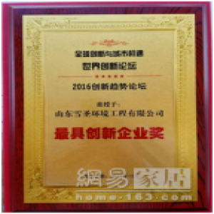 雪圣空气净化器获“最具创新奖”