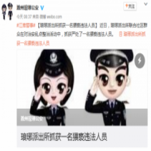 琅琊派出所抓获一名猥亵违法人员