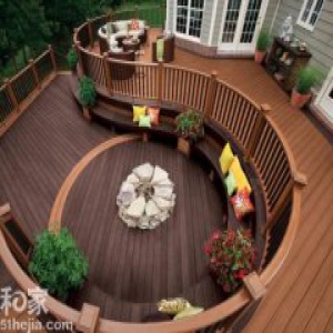 阳台木地板 惬意的户外空间
