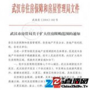 湖北武汉限购再升级：新增东西湖区、江夏区等区域