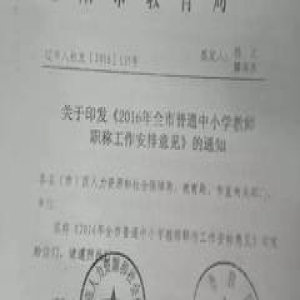 苦苦等待十年却是一场空，辽阳占高级职称85%的假高教师集体向上级写信