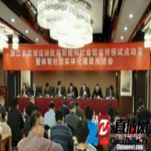 浙江破体育社团“倒金字塔”结构 1438万促实体化改革