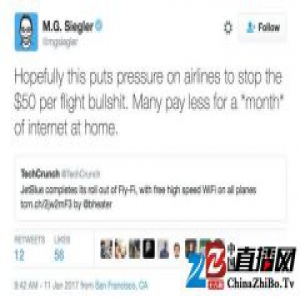 有家航空公司带来了免费 W-Fi，飞行再也不能与世隔绝