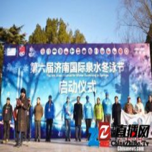 16国冬泳选手济南大明湖畔竞技 “挥洒”冬日激情