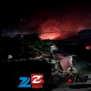 福建泉州发生直升机坠落事故 现场浓烟滚滚