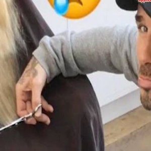 口嫌体正直！小贝亲手为“七公主”理发 曾说不给她剪