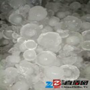 云南江城遭特大冰雹袭击：最大直径19毫米(图)
