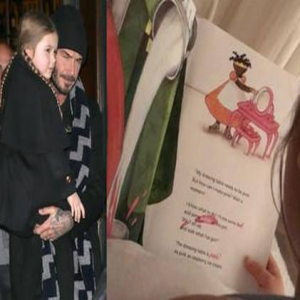 为挽救形象？贝克汉姆陪女儿小七读睡前故事