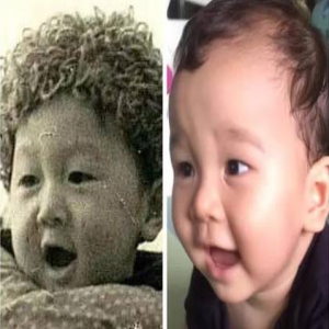 陆川生日 “萌爸”上线 网友：基因太强大