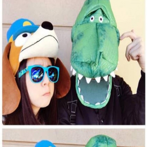 林宥嘉与妻子情人节晒合影 网友：这是美女与野兽吗