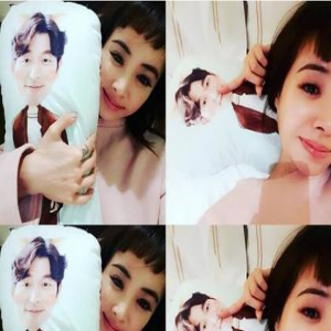 蔡依林与偶像“孔刘”同床共枕：感谢粉丝送的礼物