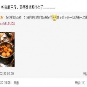 张歆艺纽约大吃再长胖 袁弘：又得疑似那什么了