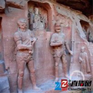 重庆大足石刻藏千里眼顺风耳造像 全国罕见(图)