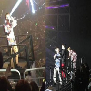 2PM成员JUN.K从舞台跌落 胳膊肘无名指骨折