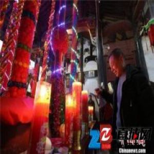 浙江义乌村民花样叠“红馃塔”庆丰收 最高达4.8米