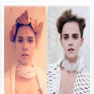 张敬轩模仿艾玛·沃特森 胸前放甜甜圈性感撩人