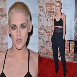 “暮光女”剃短发几近光头 叛逆性向反获称赞