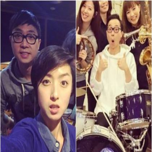 台湾乐团旺福鼓手肚皮4月结婚 日本求婚女友超甜