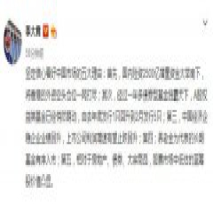 李大霄：A股权益类基金已经萌动 蓝筹股价值凸显