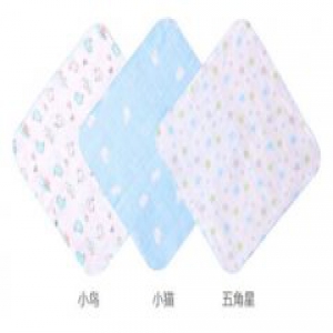 年糕妈妈定制纱布方巾，亲肤柔软不易变形
