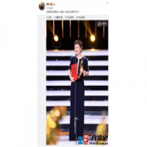 孙俪获最佳女演员 邓超:背后一定有位伟大的男人