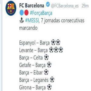 连续7场破门共进10球！36座西甲球场被梅球王征服