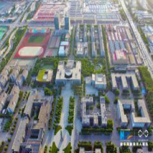 航拍镜头下的河北师范大学