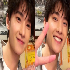 网曝:杨洋与路人合照 笑容灿烂宛若大学生